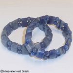 Armband-Edelstein-Blauquarz-Steg