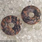 Leopardenjaspis Donut, Donuts, Mineralien, Edelsteine, Heilsteine