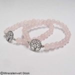 Rosenquarz Armband Kristalle, Edelsteine, Mineralien, Heilsteine