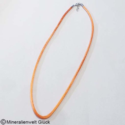 Seidenband orange, Edelsteine, Heilsteine, Mineralien